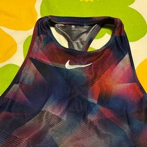 Nike Colorful Geometric Racerback Tank